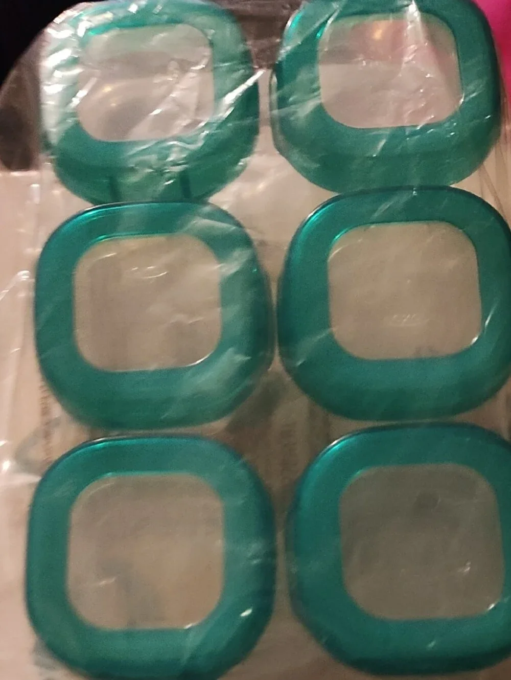 Oxo Blue-Lid Small Food Storage Containers Set
